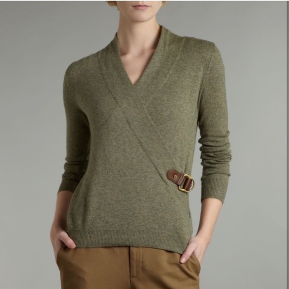 ralph lauren wrap sweater